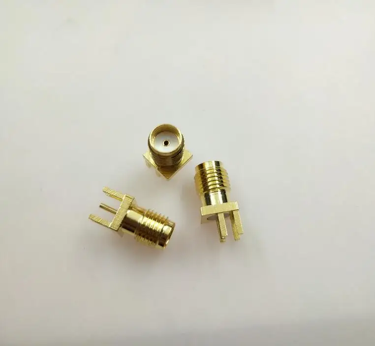 20 шт. SMA Женский РЧ разъем SMA-KE 1 6 мм PCB Крепление и Гнездовой прямой припой адаптер |