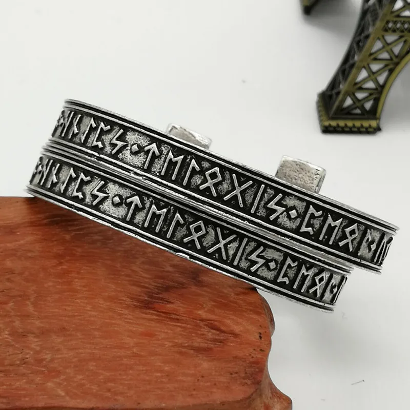 24 руны браслет языческие украшения Viking в этническом стиле рунические манжеты