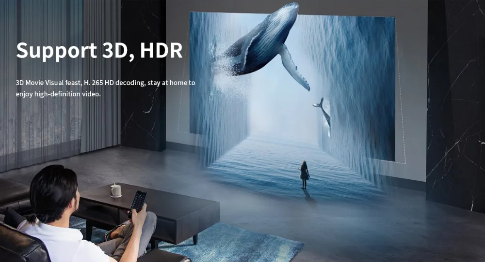 New Android 9.0 TV Box RK3318 Ram 4GB Rom 32GB Smart Internet Set Top Box 2.4G WIFI Bluetooth Support Super V