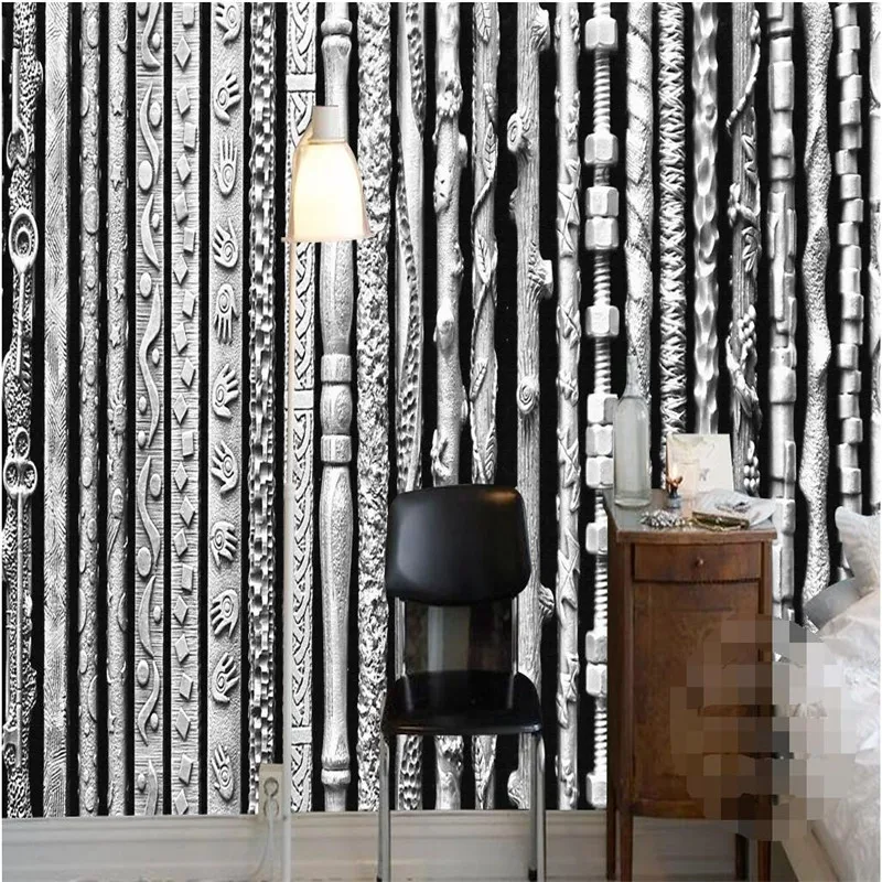 3d Настенный декор beibehang Фотофон фотография металлическая веревка искусство