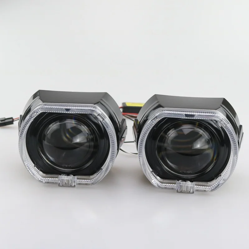 Autoki 3 дюйм(ов) H4 Koito Q5 D2H Bi-ксеноновых фар, Высокопрочная конструкция линзы прожекторного типа+ светодиодные лампы DRL руководство кожух для автомобильных headligh