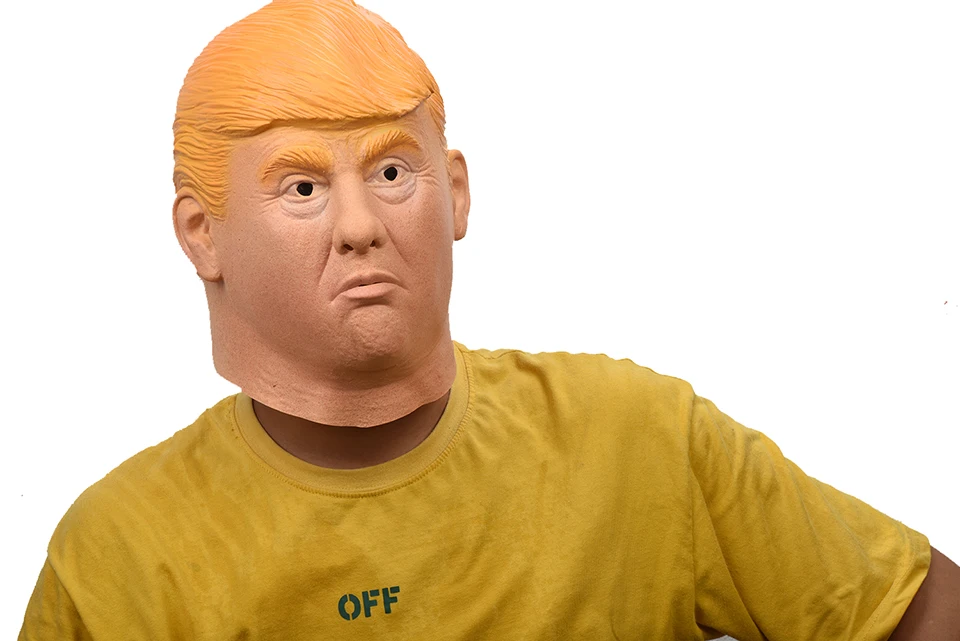 Латексная Маска американского президента Дональда Трампа, накладные маски, силиконовые маски для косплея, маскарадный костюм, Бальные реквизиты, подарки