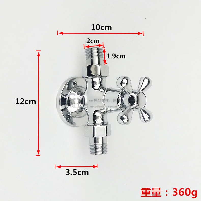 Одиночный смеситель для душа с открытой водой настенный кран одной ручкой медный