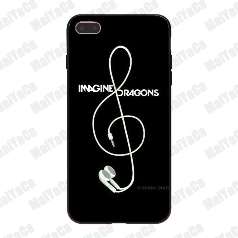 Чехол для телефона MaiYaCa imagine dragons night music Diy с красочным принтом iPhone 8 7 6 6S Plus X 10 5 5S SE