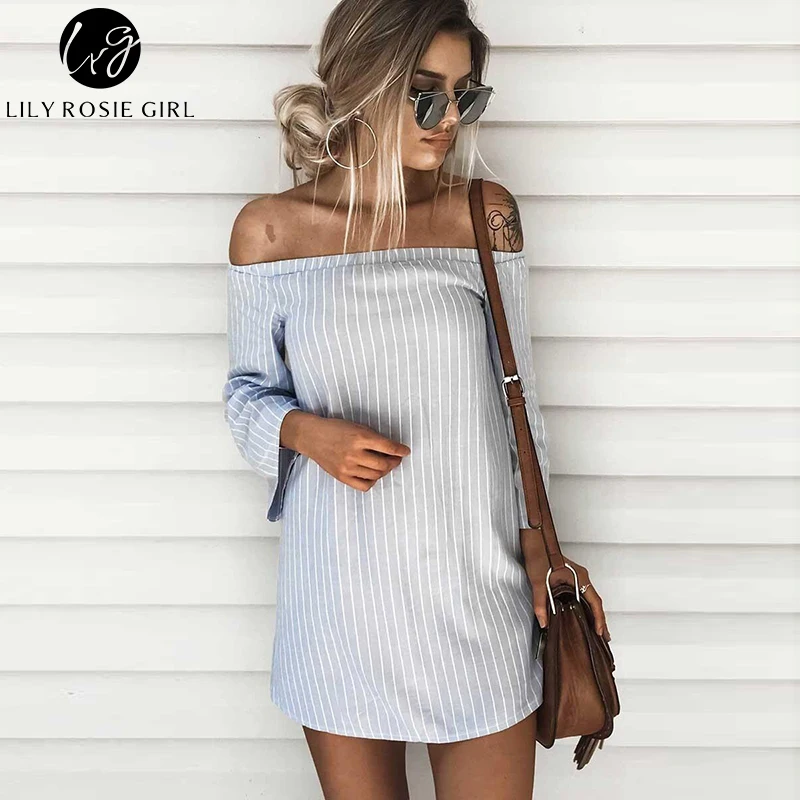 Сексуальные синие блузки в белую полоску и топы со шнуровкой эConmoto легантные с