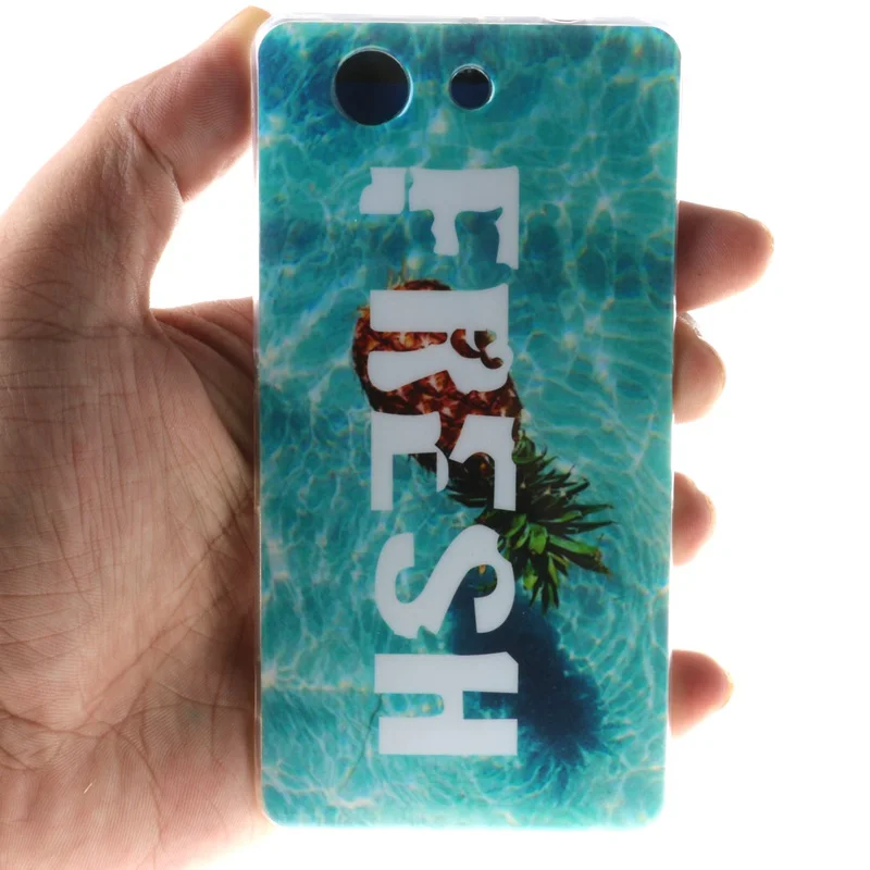 Cute animal Flowers TPU Soft Case For Sony Xperia Z3 Compact Z3Mini D5803 D5833 M55W Back Cover Cases |