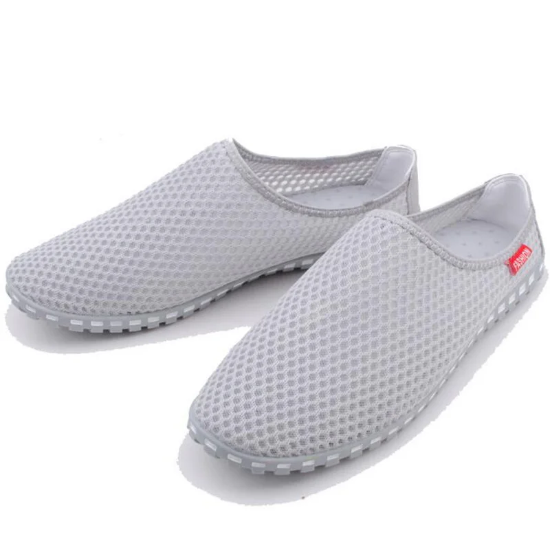 Мужские сетчатые туфли Tangnest Повседневная дышащая легкая обувь для мужчин