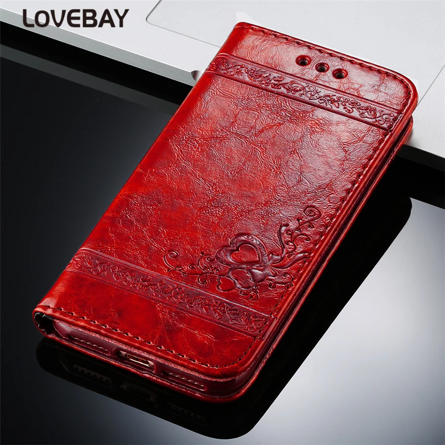 Lovebay Чехол кожаный защитный флип-чехол для мобильного телефона чехол iPhone X 11 6 6S 7 8