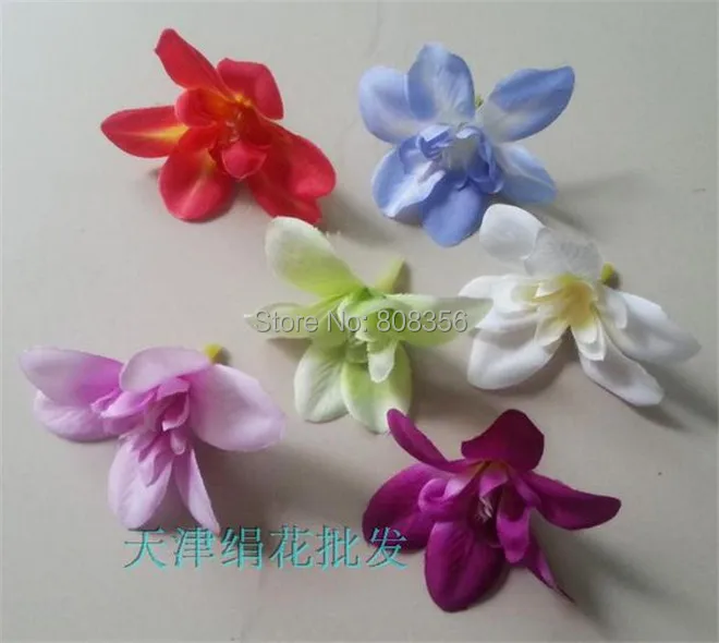 Искусственный цветок диаметр. 300 шт. искусственные орхидеи для свадьбы 8 см|artificial