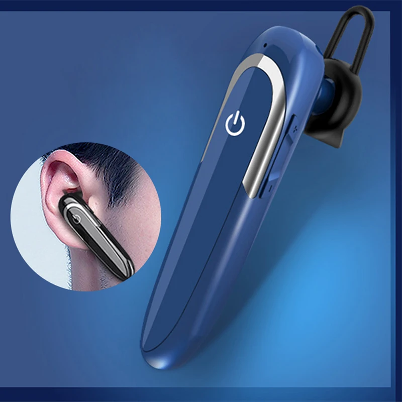 Hands free Беспроводной синий зуб наушники вкладыши с микрофоном чехол для телефона