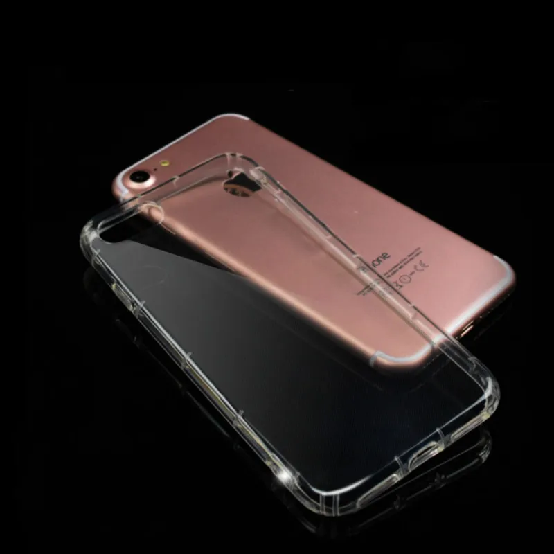 Новый прозрачный чехол из ТПУ 1 шт. для Apple iPhone 7 Plus 6 6s 5 5s SE чехлы на мобильный