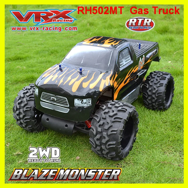 Радиоуправляемый грузовик VRX Racing RH502MT Монстр 1/5 масштаб 2WD газ питание, с CN30cc бензиновый двигатель грузовик, высокая скорость дистанционного управления автомобиль