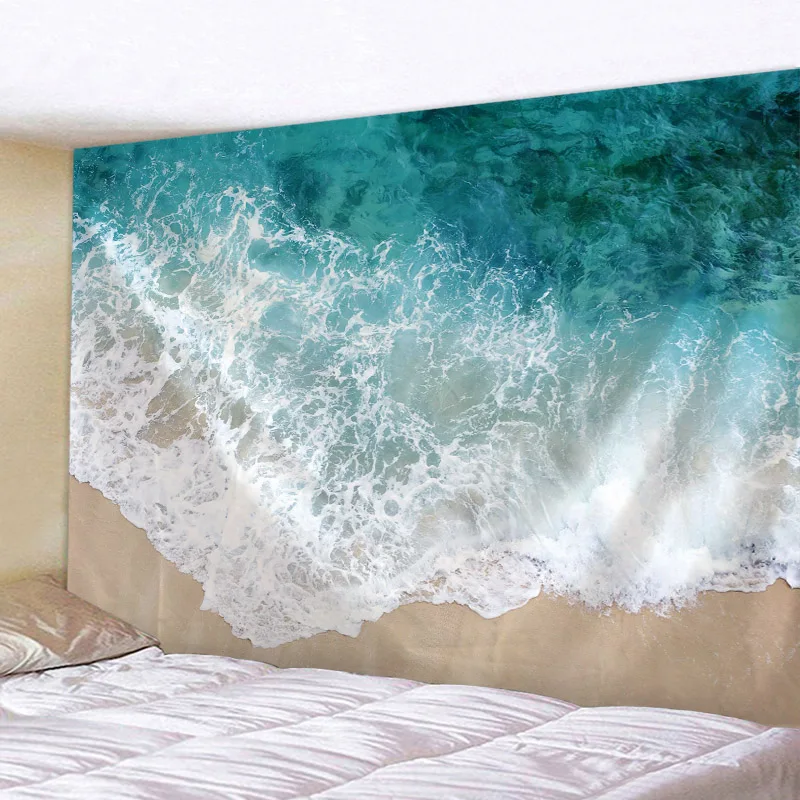 Surf Beach гобелен настенный песчаный пляж пикник бросить ковер Одеяло палатка путешествия коврик