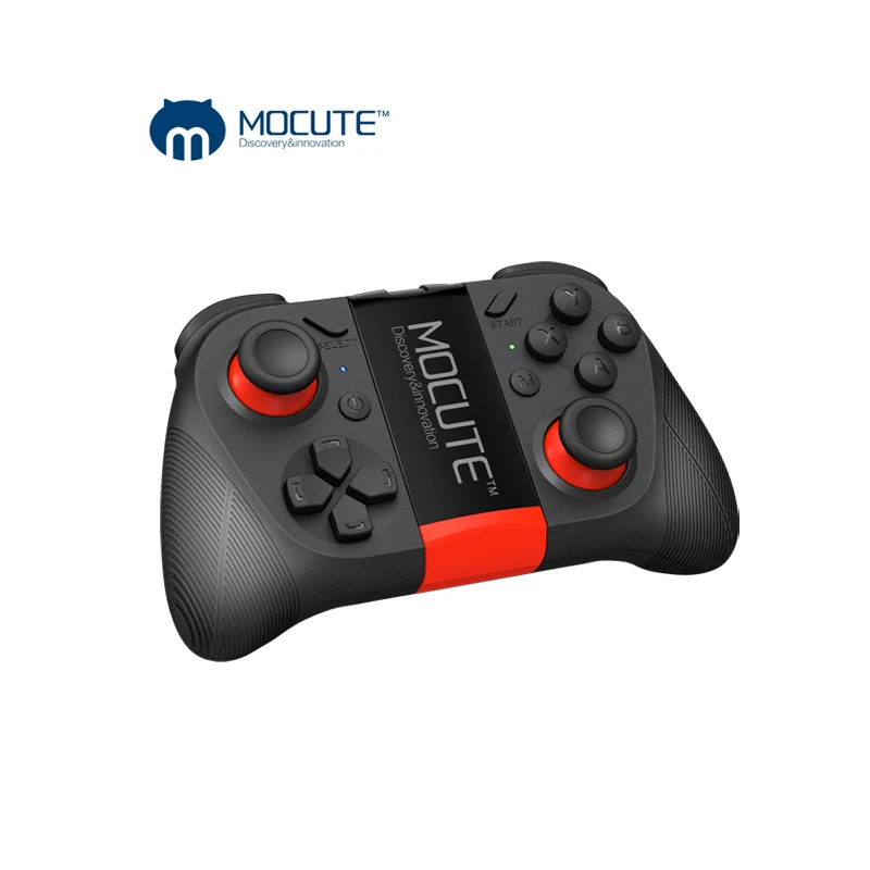 Белый MOCUTE 050 беспроводной Bluetooth геймпад для Android смартфона ТВ коробка ПК игровой контроллер с фолдалбе держатель джойстик - Цвет: Белый