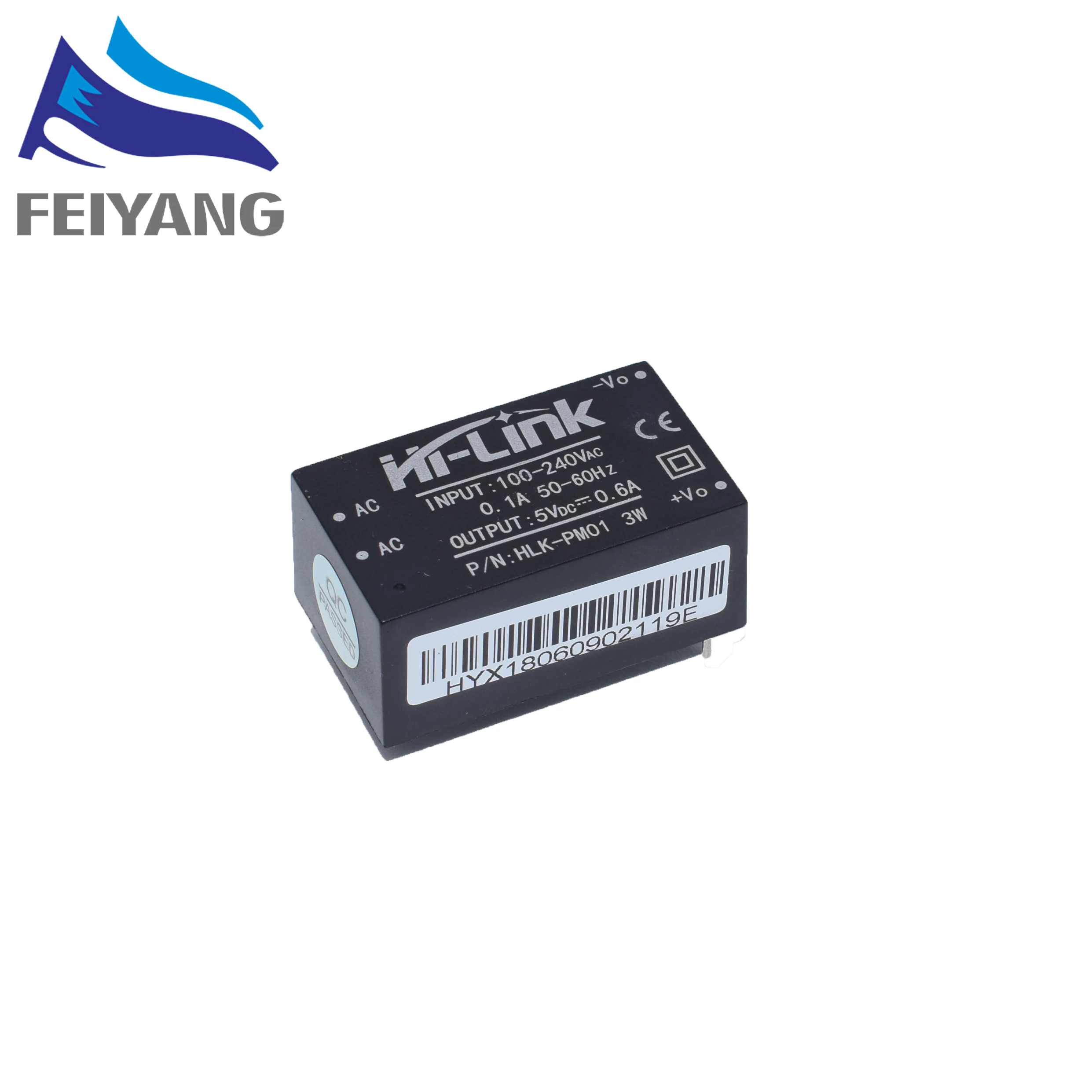 10 шт. HLK-PM01 AC-DC 220 В до 5 В понижающий модуль питания умный бытовой выключатель модуль питания