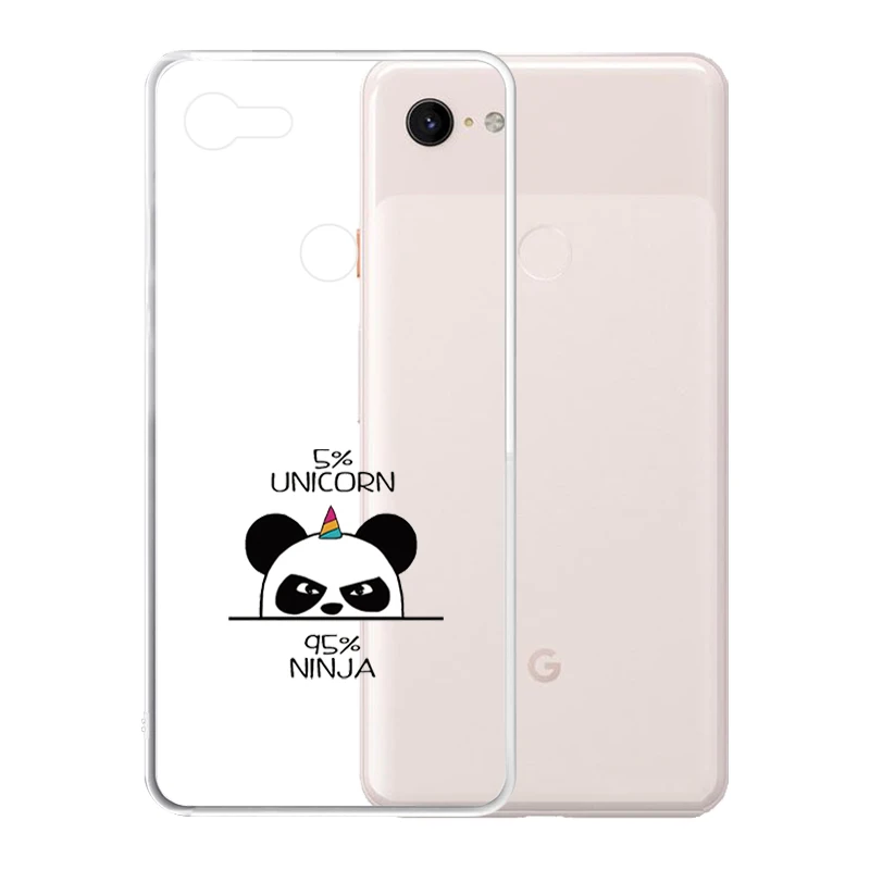 Мягкий силиконовый прозрачный ТПУ чехол для Google Pixel 4 3 XL 3A 2 прочный Чехол |