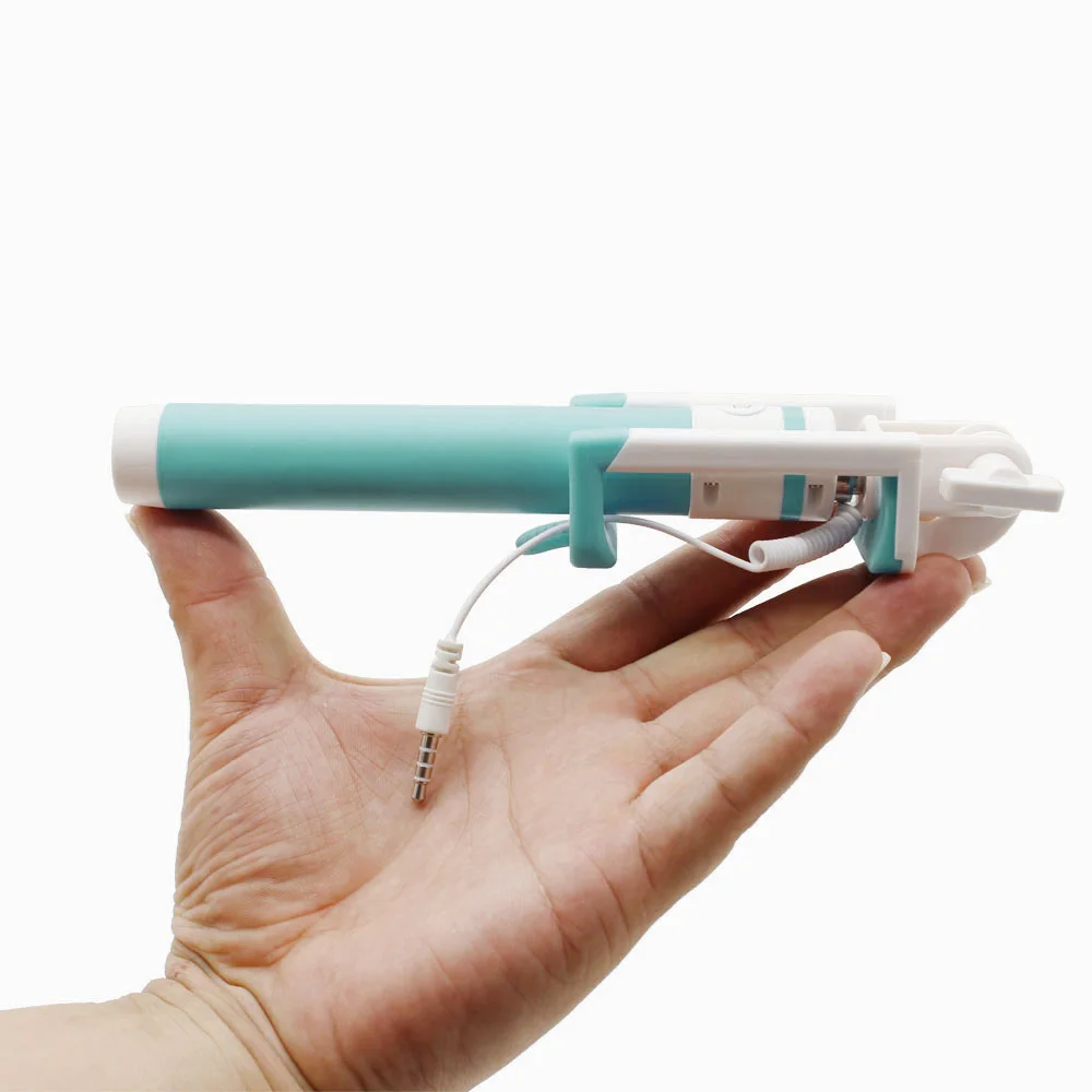 Новая портативная мини селфи палка 185 мм 820 проводной складной монопод для