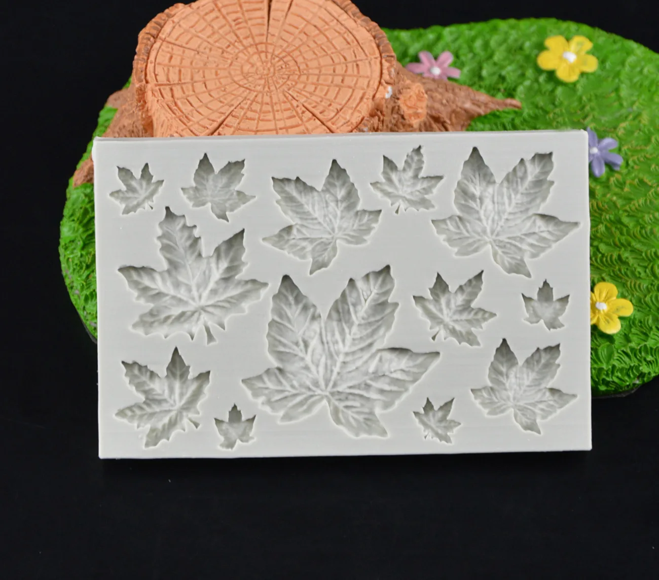 1 шт. силиконовая форма в виде листьев для помадки инструменты украшения тортов