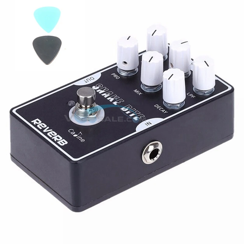 2 шт. Caline CP 26 реверберации гитарный эффект педали гитара Stompbox черный цвет гитарные