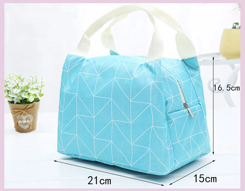 Large-Capacity Waterproof And Cold pack New Aluminum Foil insulation Bag Korean Portable lunch Bag Wholesale Price