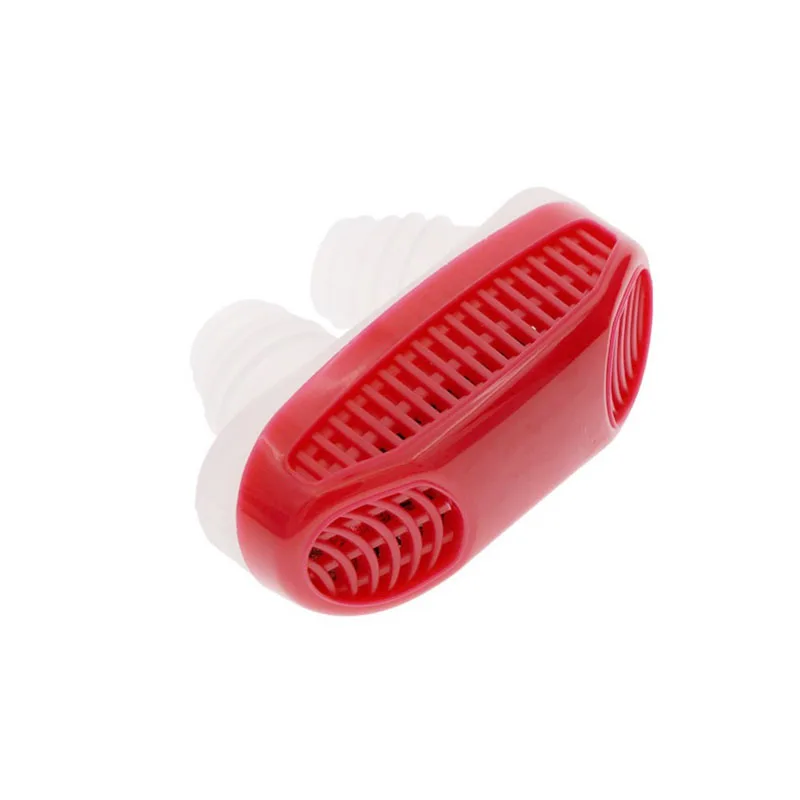 Red OPHAX Силиконовое устройство для остановки храпа Cpap апноэ сна Анти Храп вентиляции нос дыхательный аппарат носовой очиститель воздуха здоровье - Цвет: Red