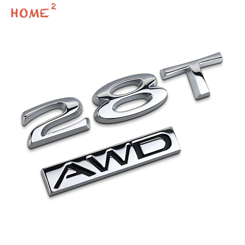 Автомобильная металлическая наклейка для 28T AWD логотип Buick Encore Cadillac XT5 ATSL Subaru Peugeot