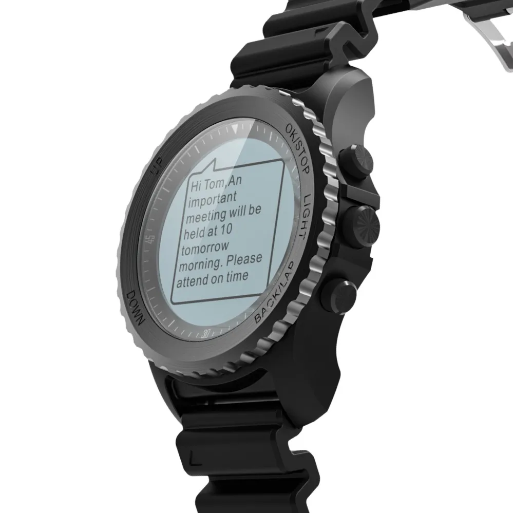 S968 gps Спорт Смарт часы водостойкий сна сердечного ритма мониторы термометр высотомер шагомер gps Smartwatch для мужчин