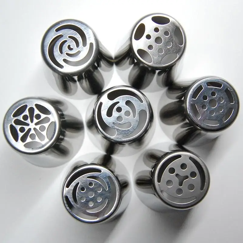 Doatry 1pcs Russian Piping Tips Cake Pastry Nozzles Decoration Tool DIY Biscuits Cupcake Baking Tools | Дом и сад