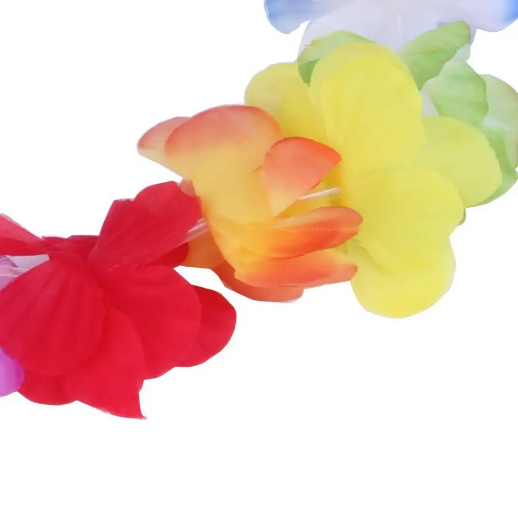 5 шт./лот Гавайский Рождественский венок гавайская вечерние искусственные цветы