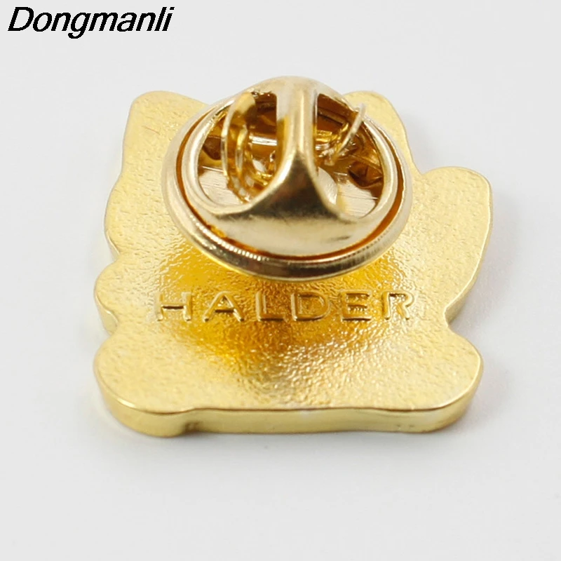 P3686 Dongmanli Lucky Cat милые металлические эмалированные булавки и броши для нагрудного штыря рюкзак сумки значок крутые подарки