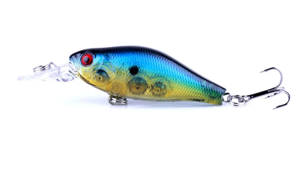 10 шт./лот кренкбейт приманки для рыбной ловли жесткие цветов воблер Джеркбейт