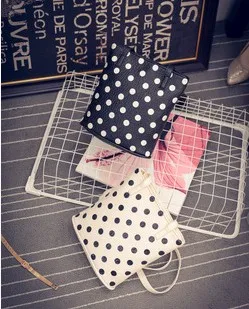 Осень 2015 новых белая точка корзина сумка богемный сумочке женские модели сумки