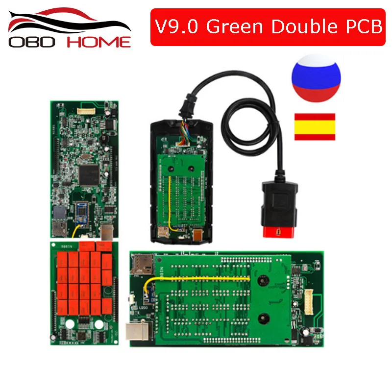2019 OBD2 Bluetooth 2015 R3 2016.R0 keygen V9.0 NEC Реле obd2 сканер для автомобилей и грузовиков OBDII