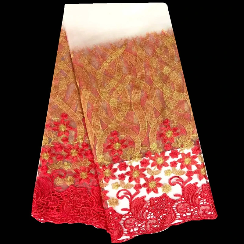 Быстрая Доставка 2017 Африканский Шнурок Вышивки Кружева платья Для Женщин