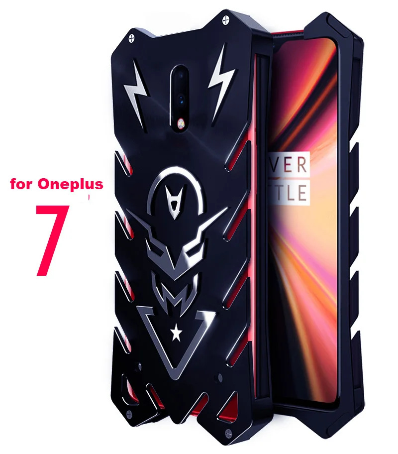 Zimon для One plus 7 металлический чехол верхняя авиационная алюминиевая броня