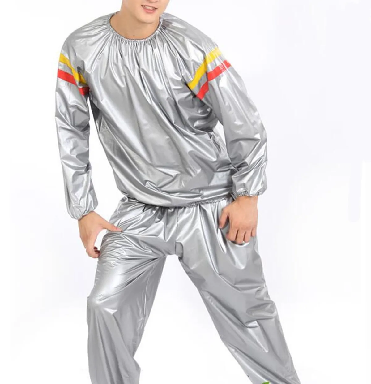 Профессиональный спортивный костюм из ПВХ унисекс тренировочный для фитнеса