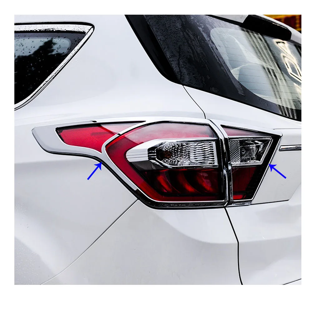 

4 шт., хромированный автомобильный детектор для Ford Kuga 2017 2018 2019