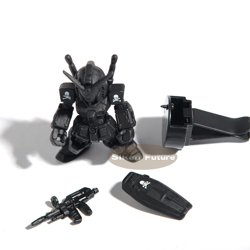 Черный Классическое изображение Gundam, тонкое мастерство, автомобильный выход, парфюмерный зажим, авто украшение, подарок - Название цвета: Черный