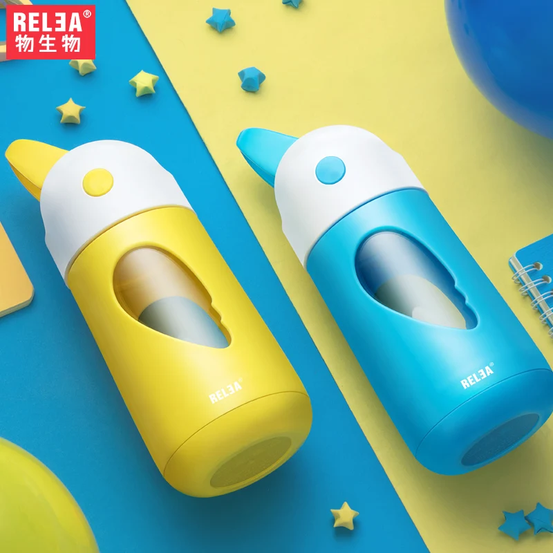 Высококачественная детская двухслойная ударопрочная бутылка с силиконовой