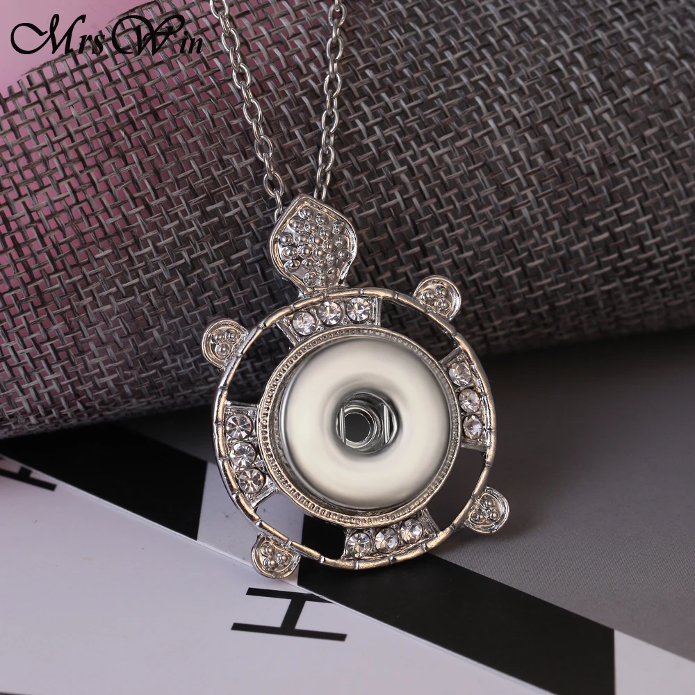 Новые ювелирные изделия Стразы в виде черепахи Имитация 18 мм 20 с кнопками