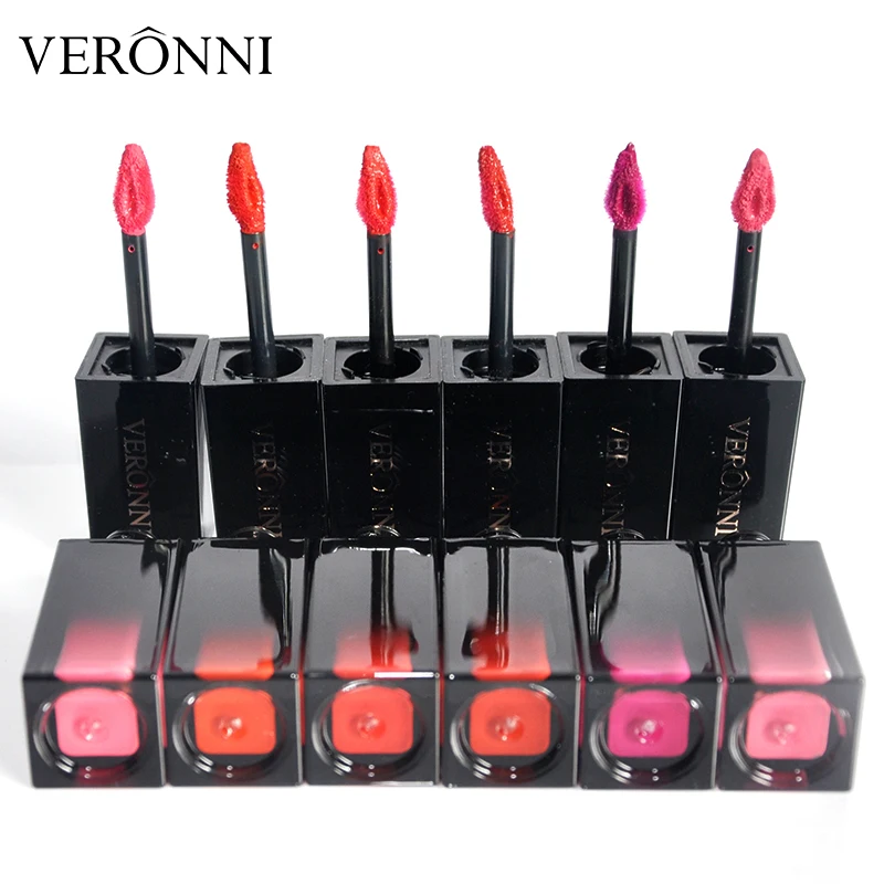 6 Colors Metal Matte Liquid Lipstick Set Lip Gloss Tubes Makeup Waterproof Long Lasting Metallic Lips Stick Lot | Красота и здоровье