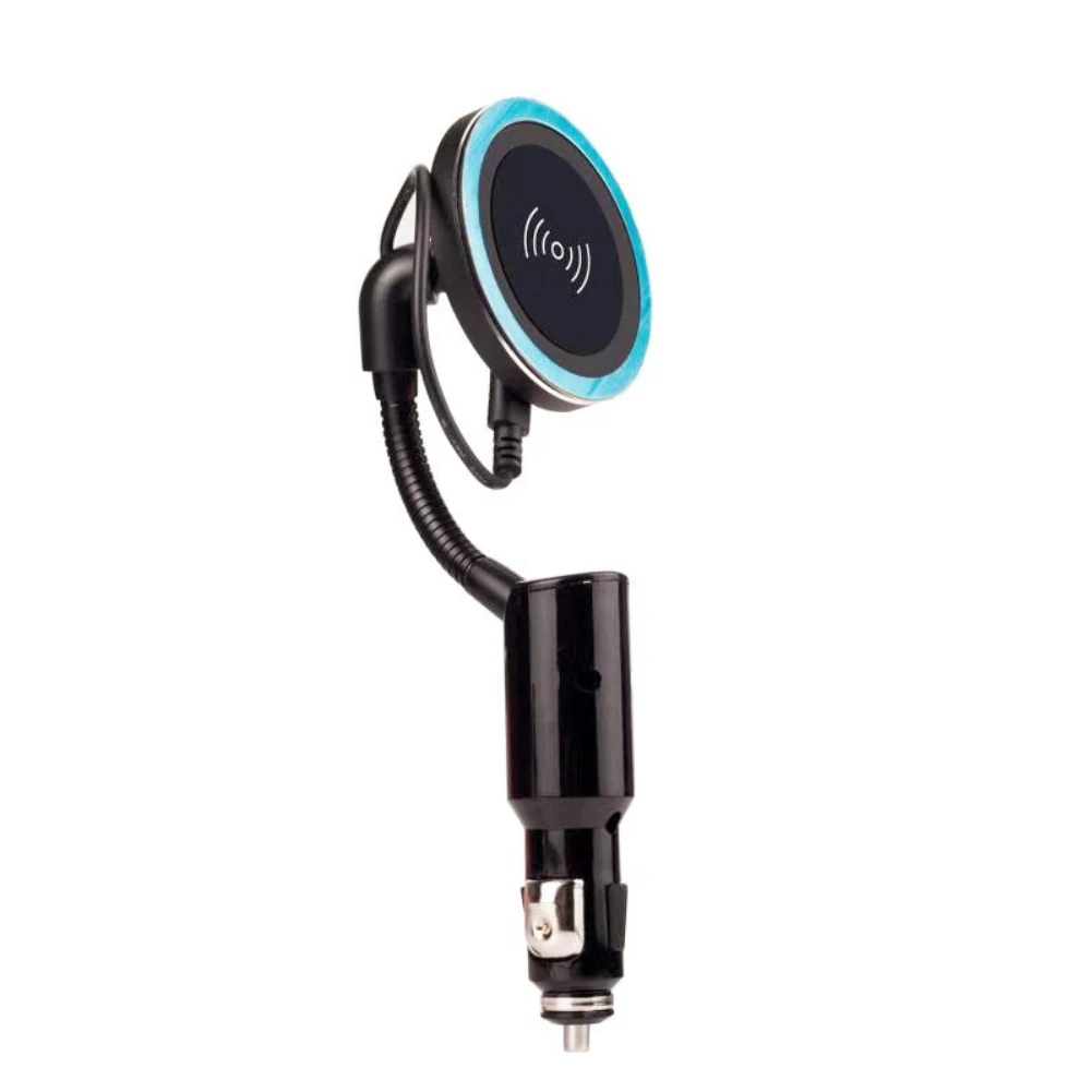 Автомобильный USB прикуриватель Qi беспроводной Держатель зарядного устройства для телефона Магнитная Зарядка
