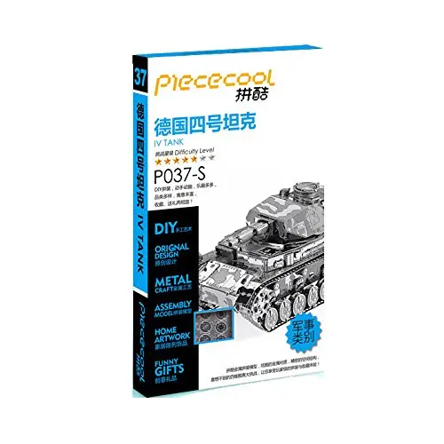 Оригинальная модель немецкого танка Piececool IV металлической 3D сборки лазерная
