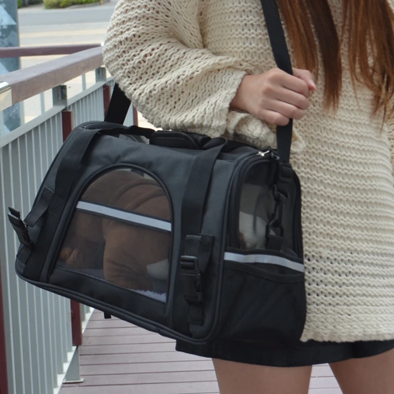 Дышащая переноска для собак модная сумочка домашних животных переносная