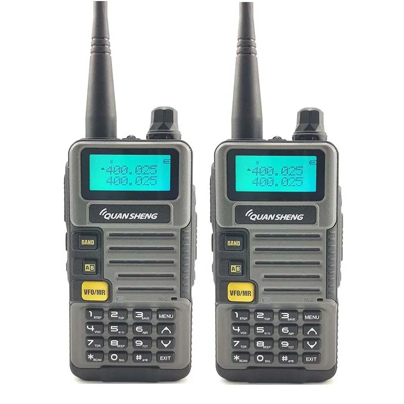 2 pieces 2 шт. Quansheng UV-R50-2 Двухдиапазонная рация радиостанция Walky Talky профессиональная двухсторонняя радиостанция Telsiz 10 км Baofeng Uv-5r - Цвет: 2 pieces