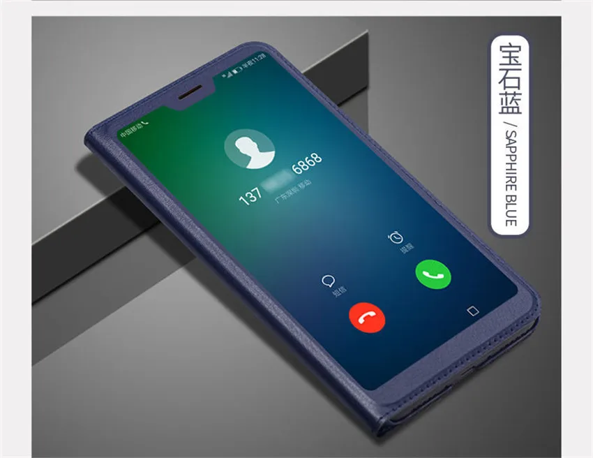 Флип-чехол для huawei P20 lite роскошный Умный полный вид из искусственной кожи чехол для huawei P20 Lite чехол P20-lite