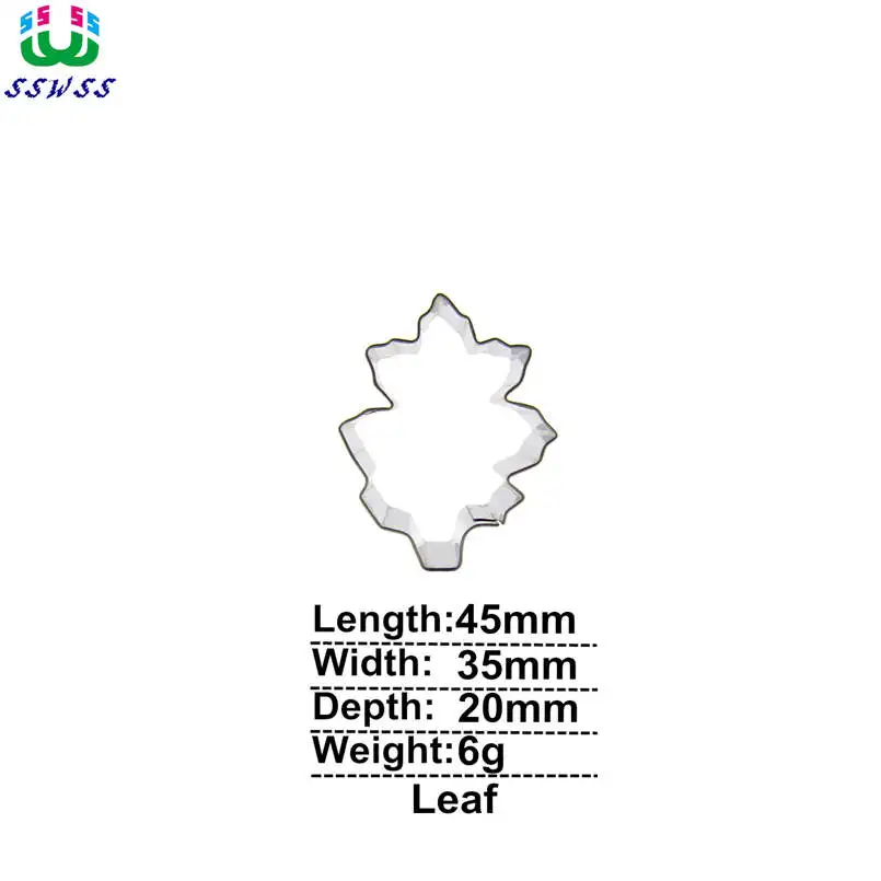 Форма для выпечки листового шоколада печенья маленькая форма листьев Cypress