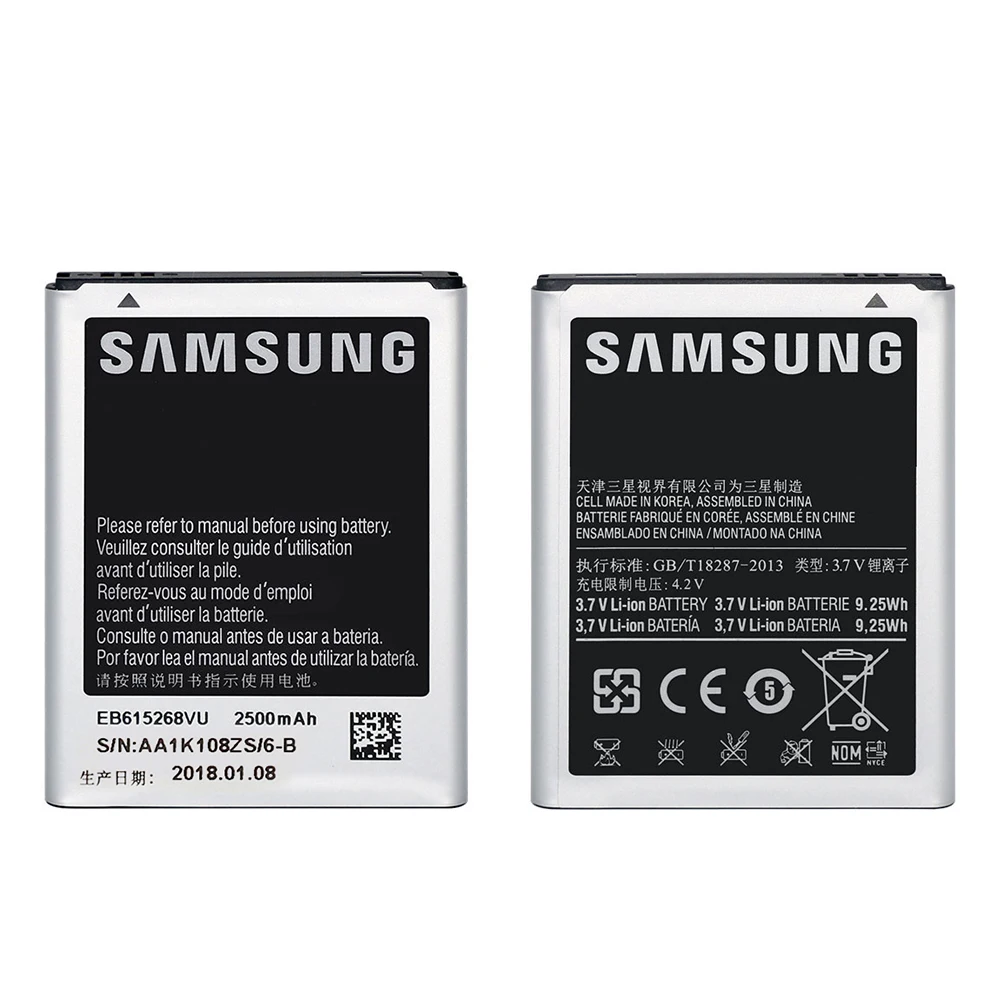 Оригинальный аккумулятор для сотового телефона EB615268VU Samsung Galaxy Note 1 N7000 i717 T879 i9220 N7005