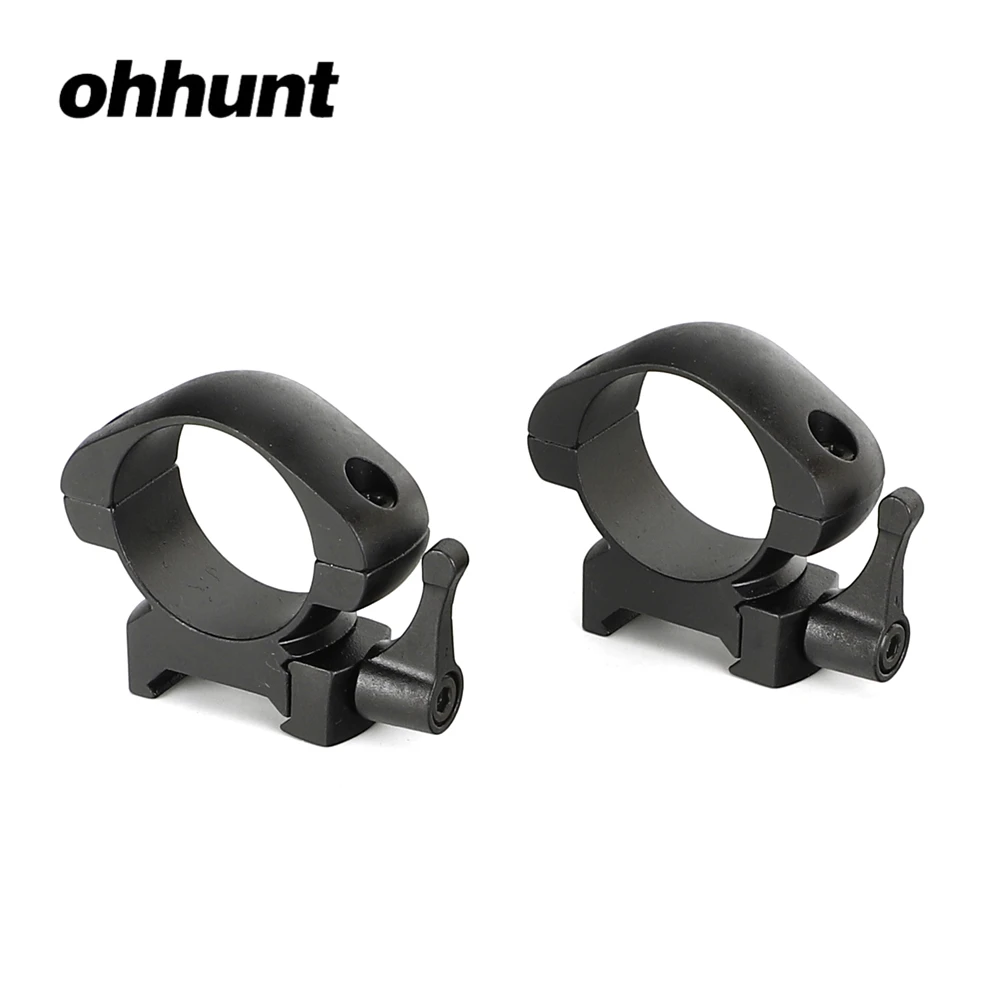 Ohhunt 25,4 мм или 30 мм Диаметр стали быстросъемные Пикатинни Вивер Низкий средний высокий профиль охотничий прицел кольца тактические крепления