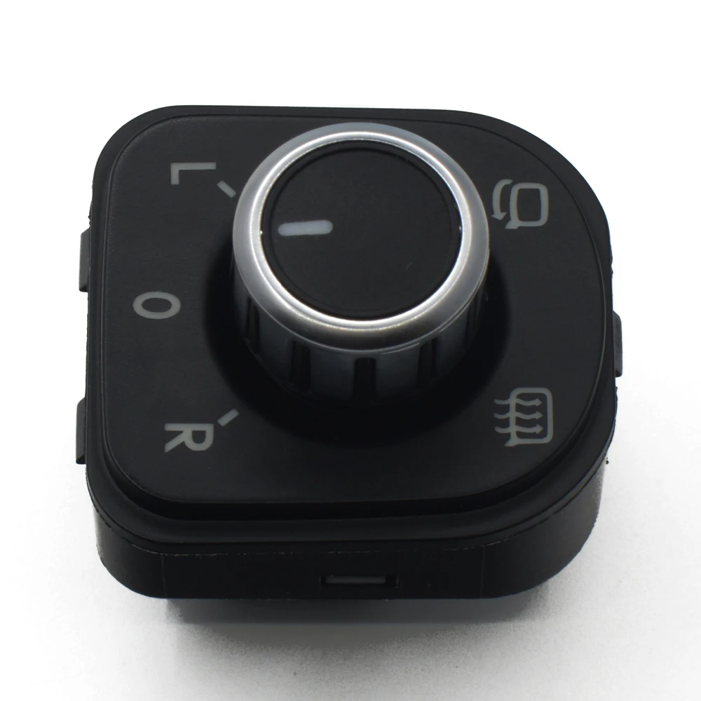 Новый высококачественный хромированный переключатель бокового зеркала для VW